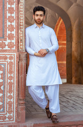 MEN KAMEEZ SHALWAR WHITE