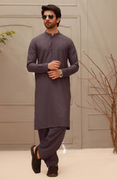 WINTER'22 MEN KAMEEZ SHALWAR SEMI FORMAL PURPLE