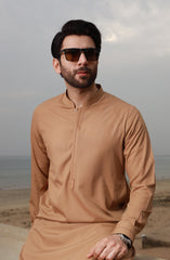FESTIVE'23 MEN KAMEEZ SHALWAR CASUAL BEIGE