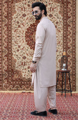 FESTIVE'23 MEN KAMEEZ SHALWAR CASUAL LIGHT BEIGE