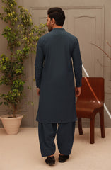 WINTER'22 MEN KAMEEZ SHALWAR CASUAL CHARCOAL