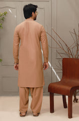 WINTER'22 MEN KAMEEZ SHALWAR SEMI FORMAL CAMEL