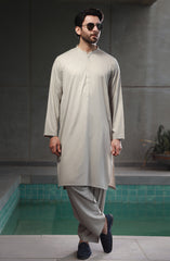 SUMMER'23 MEN KAMEEZ SHALWAR CASUAL LIGHT PISTA