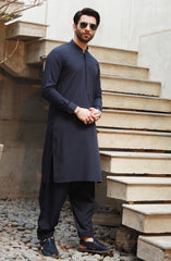 FESTIVE'23 MEN KAMEEZ SHALWAR CASUAL NAVY BLUE