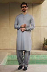 SUMMER'23 MEN KAMEEZ SHALWAR SEMI FORMAL BLUE