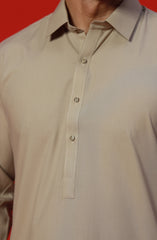 FESTIVE'23 MEN KAMEEZ SHALWAR CASUAL LIGHT OLIVE