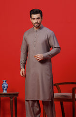 FESTIVE'23 MEN KAMEEZ SHALWAR CASUAL LIGHT PURPLE