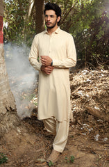 MEN KAMEEZ SHALWAR CASUAL BEIGE