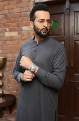 MEN KAMEEZ SHALWAR FORMAL CHARCOAL