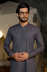 MEN KAMEEZ SHALWAR CASUAL DARK PURPLE
