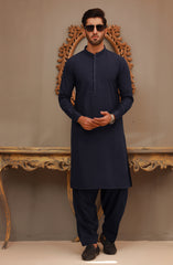 WINTER'22 MEN KAMEEZ SHALWAR CASUAL PURPLE