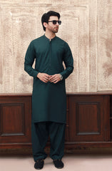 WINTER'22 MEN KAMEEZ SHALWAR CASUAL TURQUOISE