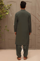 WINTER'22 MEN KAMEEZ SHALWAR SEMI FORMAL OLIVE