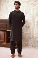 WINTER'22 MEN KAMEEZ SHALWAR SEMI FORMAL CHOCOLATE