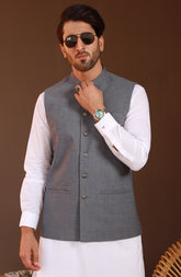 FESTIVE'23 FORMAL PLAIN WAISTCOAT BLUE