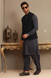 WINTER'22 MEN FORMAL CASUAL WAISTCOAT DARK BLUE