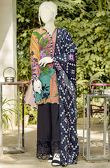 WOMEN STRUCTURED GEO PRINTED CAMBRIC 2PC UNSTITCHED