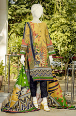 WOMEN BIRDS OF PARADISE PRINTED CAMBRIC 2PC UNSTITCHED