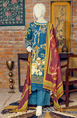 WOMEN FLORINA EMBROIDERED PRINTED KHADDAR 2PC UNSTITCHED