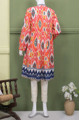 TRADITIONAL IKAT LAWN PRINTED 1PC STITCH KURTI (6661323063470)