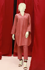 WINTER'22 TANGO PINK STITCHED 1PC KURTI