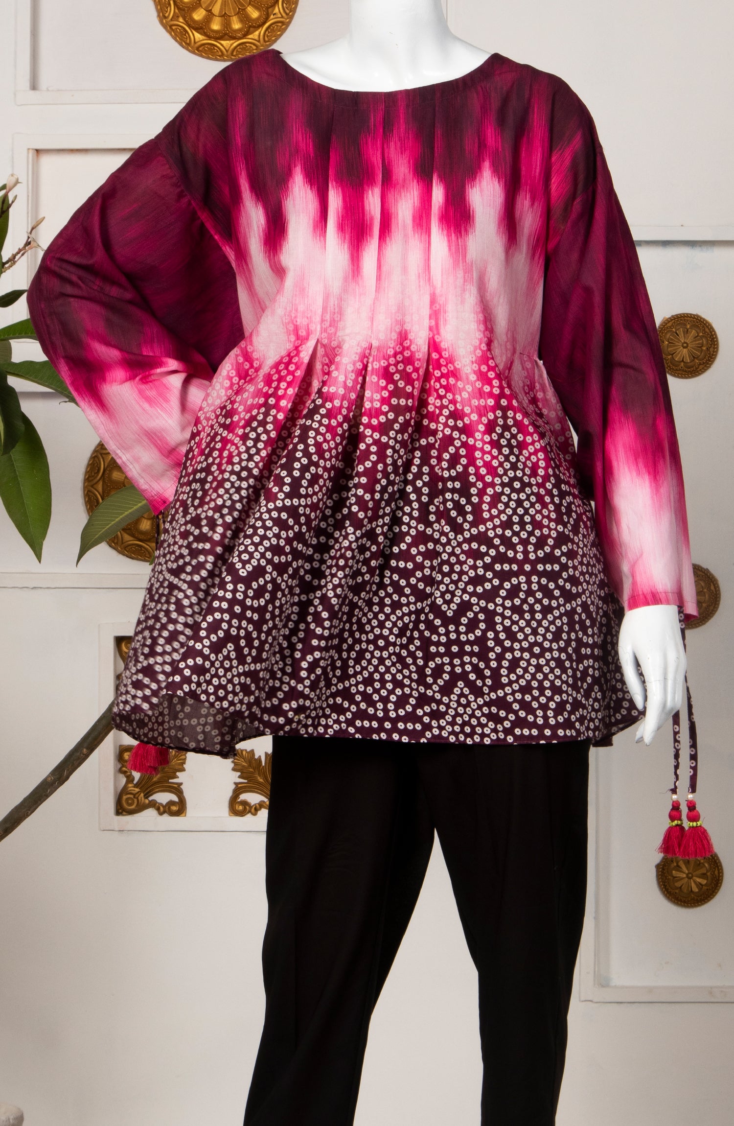 TRADITIONS LAWN PRINTED 1PC STITCH KURTI (7017106964654)