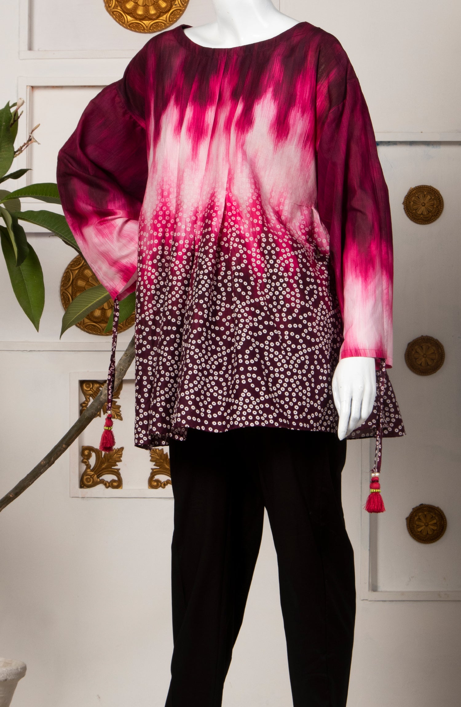 TRADITIONS LAWN PRINTED 1PC STITCH KURTI (7017106964654)