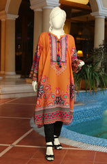 SUMMER'22 MEDALLION BASIC LAWN DIGITAL PRINTED SHIRTS 1PC UNSTITCHED