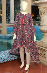 SUMMER'22 MEHER NUR EMBROIDERED LAWN SHIRT 1PC UNSTITCHED
