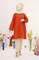 SUMMER'23 APRICOT STITCHED 1PC KURTI