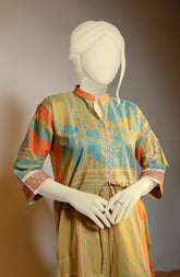 SUMMER'23 CLASSIC SILHOUETTES STITCHED 1PC KURTI