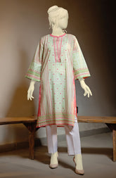 SUMMER'23 HARLEQUIN GEOMETRIC STITCHED 1PC KURTI