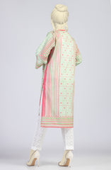 SUMMER'23 HARLEQUIN GEOMETRIC STITCHED 1PC KURTI