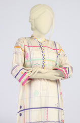 SUMMER'23 MODERN TARTAN STITCHED 1PC KURTI