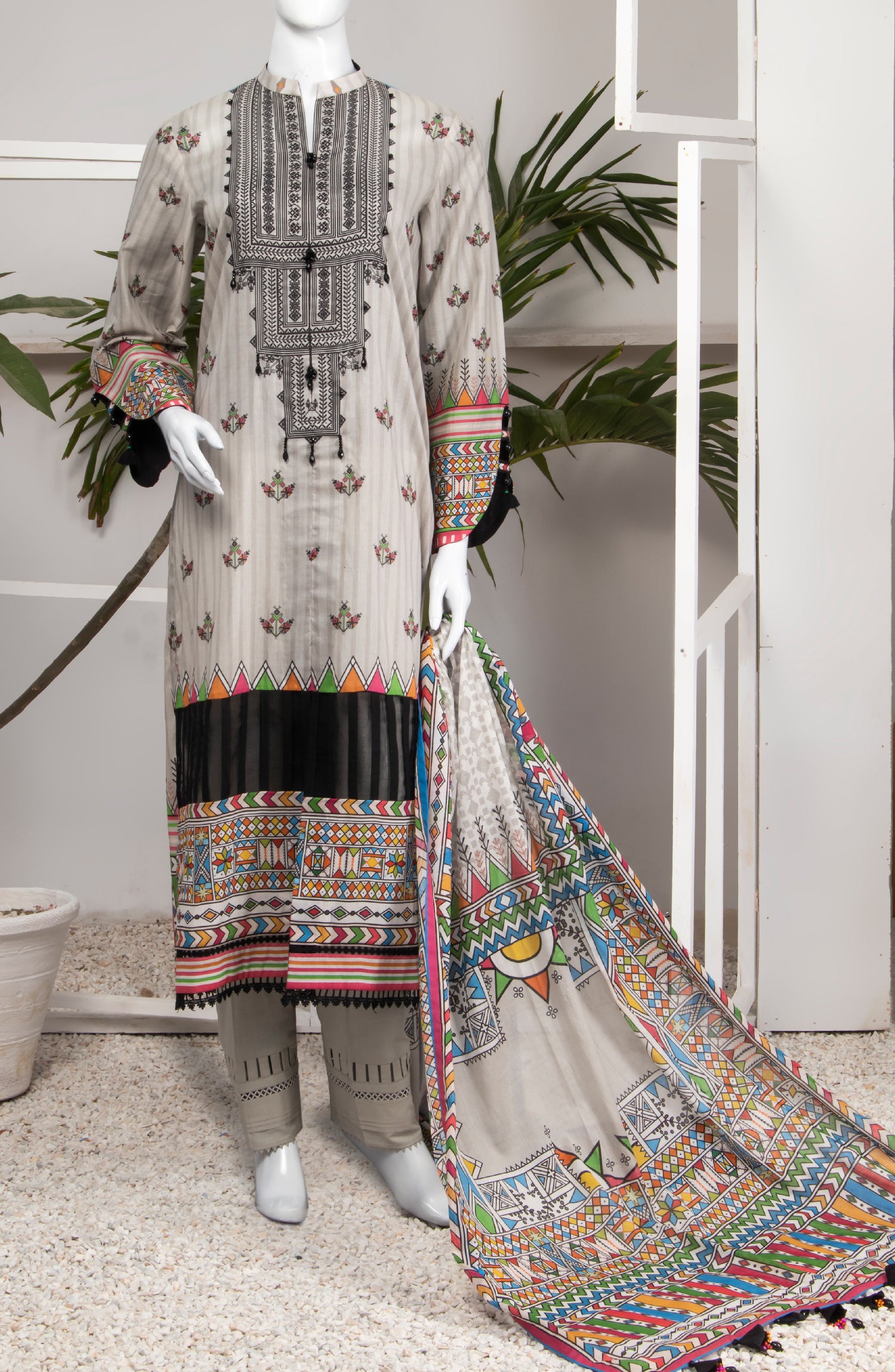WOMAN LAWN PRINTED 2PC (7017127936174)