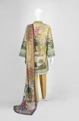 SUMMER'22 ARCH FLORA STITCHED 3PC SUIT