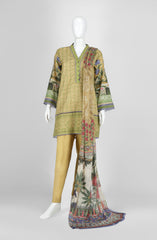 SUMMER'22 ARCH FLORA STITCHED 3PC SUIT