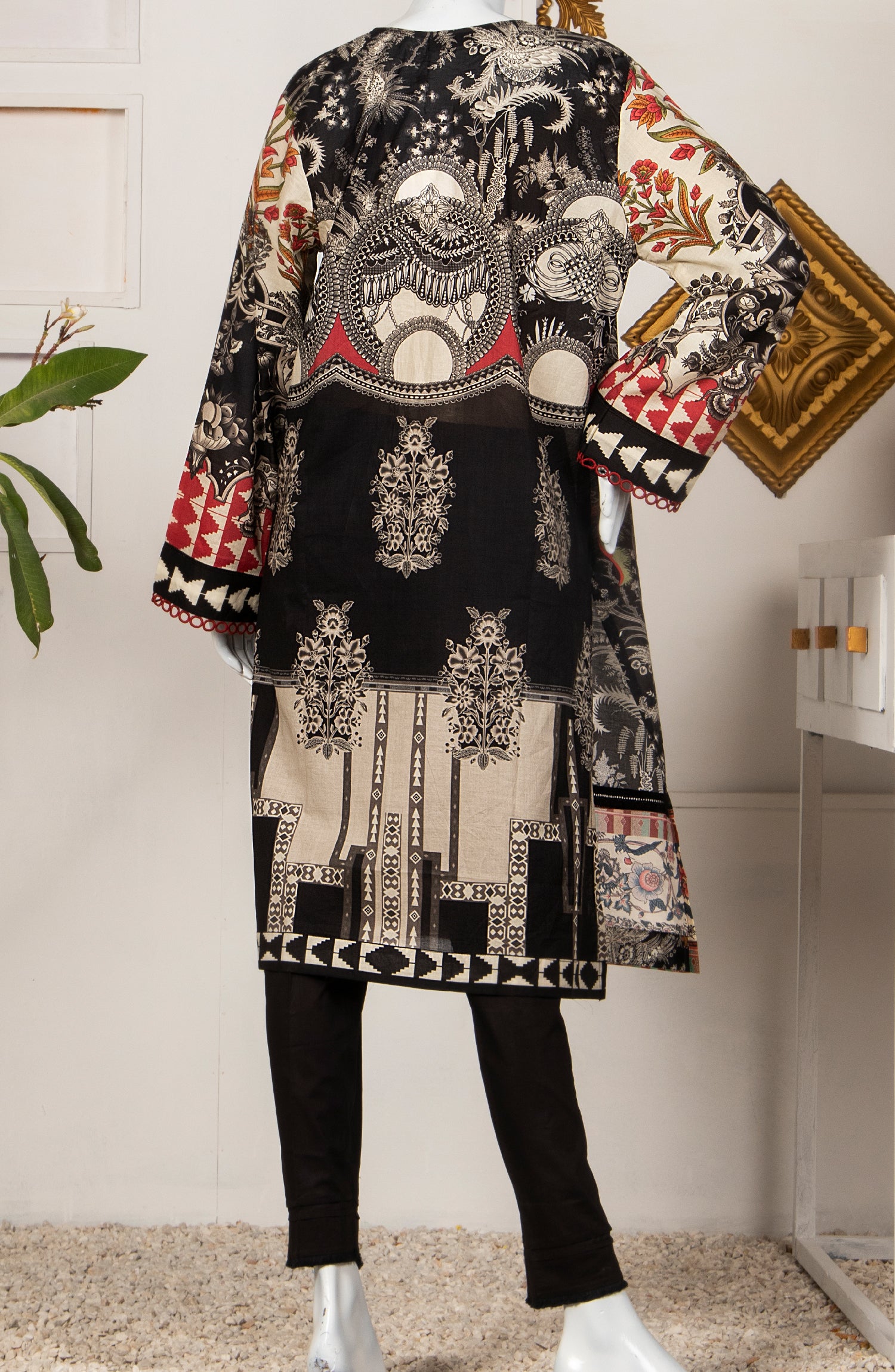 MODERN CHINTZ LAWN PRINTED 3PC STITCH (7017165258926)