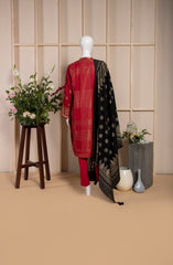 HAKAN JACQUARD 3PC SUIT STITCHED