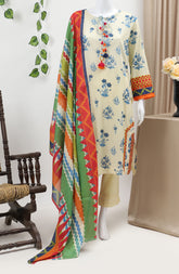 ETHEREAL FLOWER 3PC SUIT STITCHED