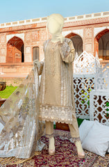 EID FESTIVE'22 GUL E SHAMAA EMBROIDERED PRINTED JACQUARD 3PC UNSTITCHED