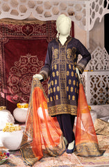 FESTIVE'22 CHANDELIER EMBROIDERED PRINTED 3PC UNSTITCHED