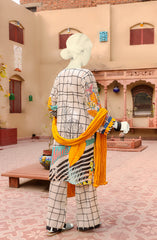 SUMMER'22 CLEAR DOVE STITCHED 3PC SUIT