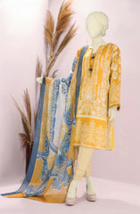 PRE WINTER'22 KATTAAN SELF JACQUARD STITCHED 3PC SUIT