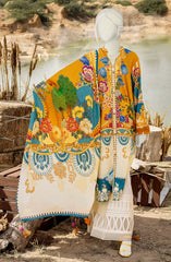 WOMEN TWISTED ROPES EMBROIDERED PRINTED CAMBRIC 3PC UNSTITCHED