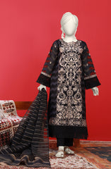 FESTIVE'23 BROCHIA EMBROIDERED 3PC UNSTITCHED