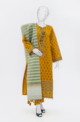 FESTIVE'23 BROCHIA EMBROIDERED 3PC UNSTITCHED