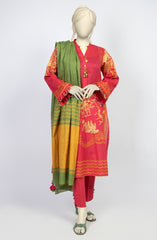 SUMMER'23 ZEYNAP PRINTED LAWN 3PC UNSTITCHED