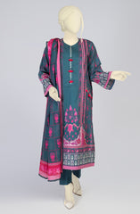 SUMMER'23 MINIMAL GRID PRINTED LAWN 3PC UNSTITCHED