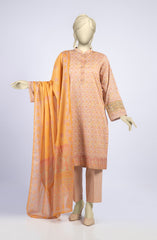 SUMMER'23 MALKHA PRINTED LAWN 3PC UNSTITCHED